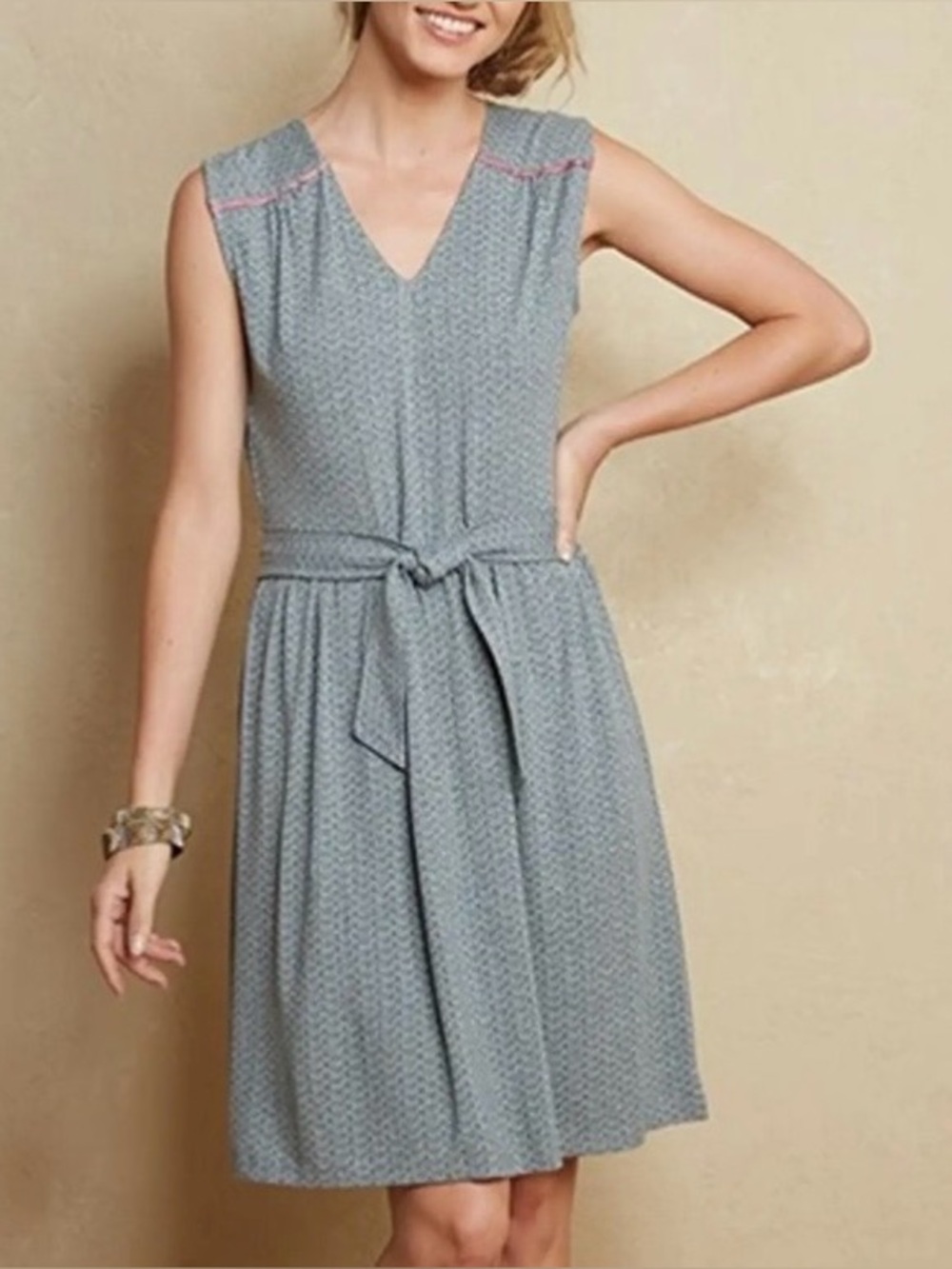 Matilda Jane Slate Kate Sleeveless Midi Dress Size Medium